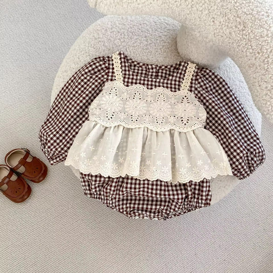 Asil checkered romper