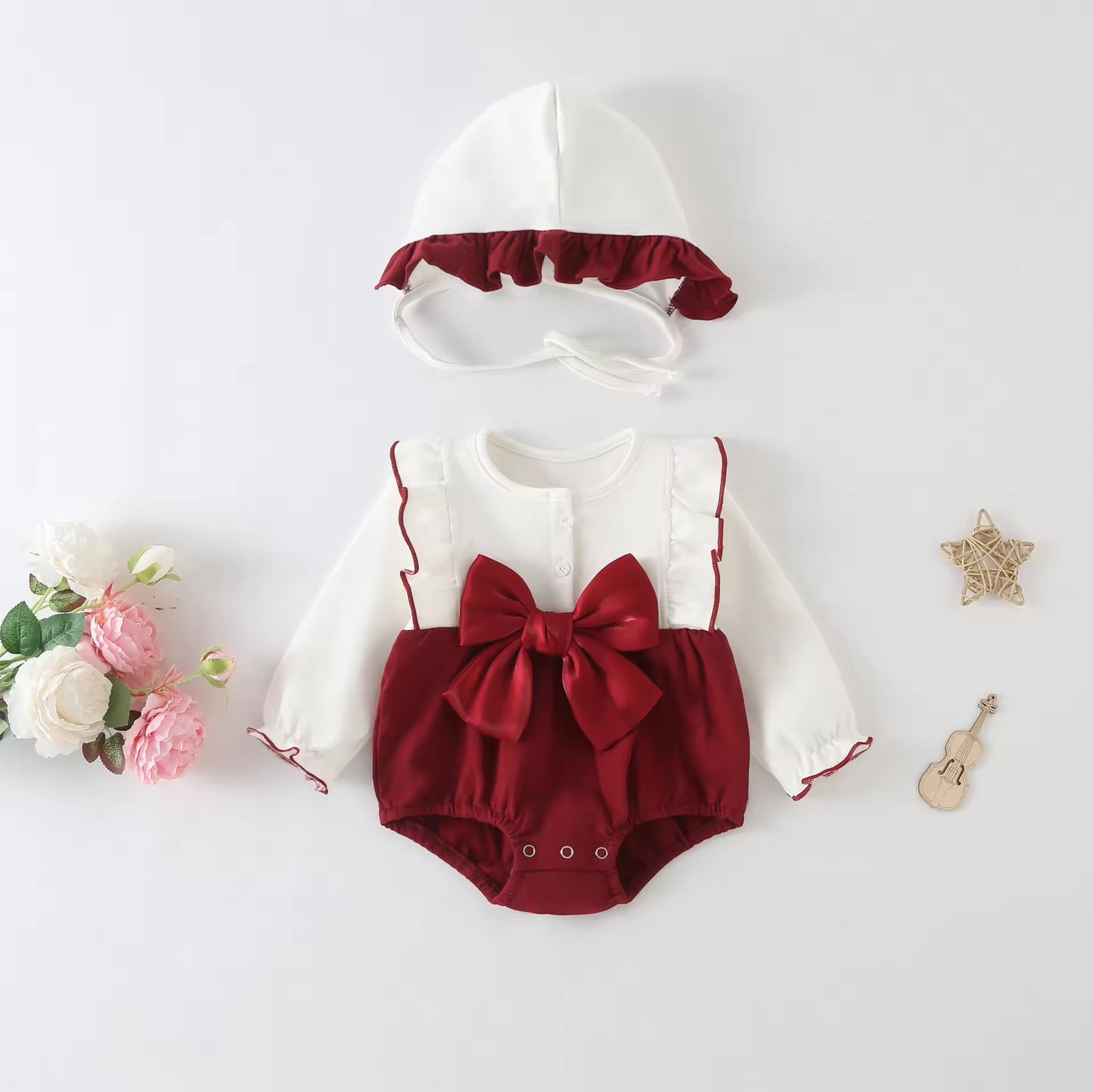 Ayse bow romper