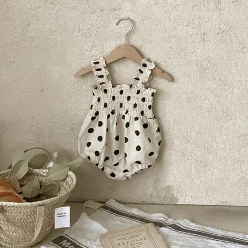 Blakley polka dress/romper