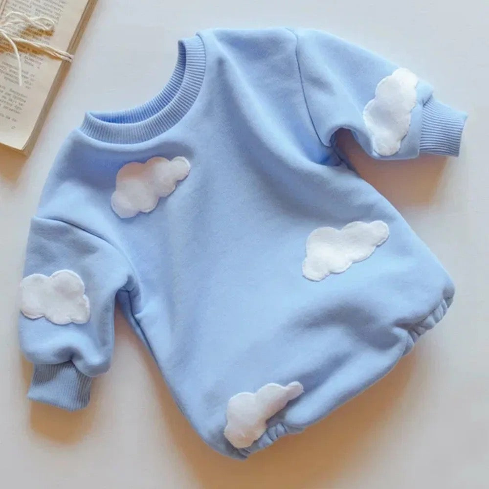 Cloud/ Heart romper