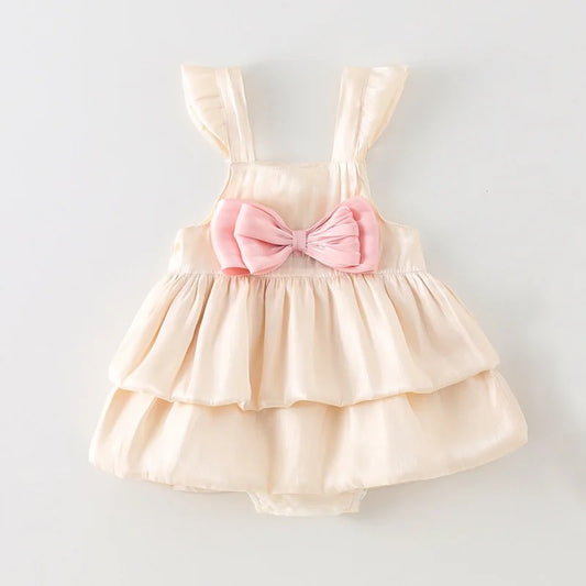 Hana ruffle bow romper